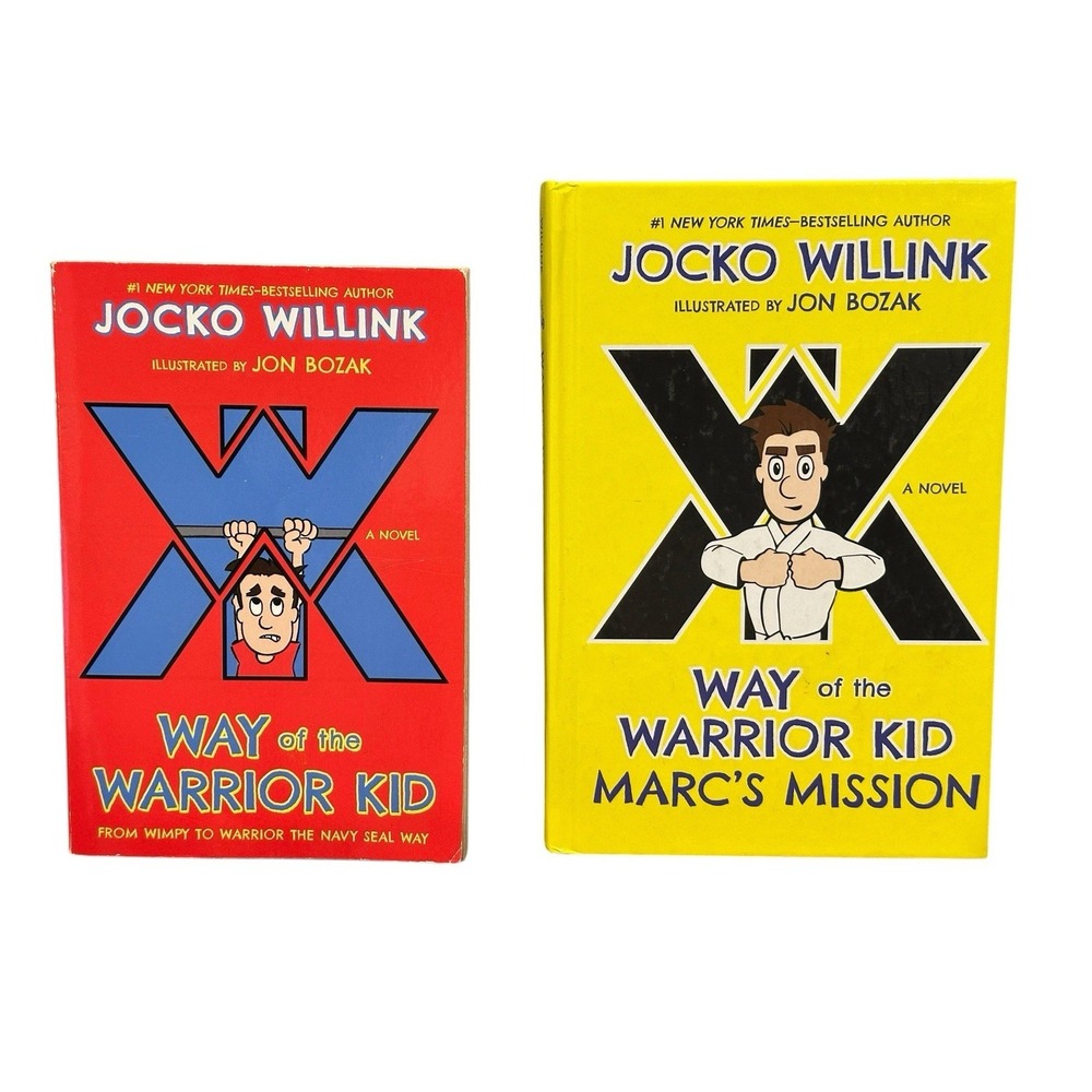 Way of‎ the Warrior Kid Books 1-2 Jocko Willink Marcs Mission Lot Set